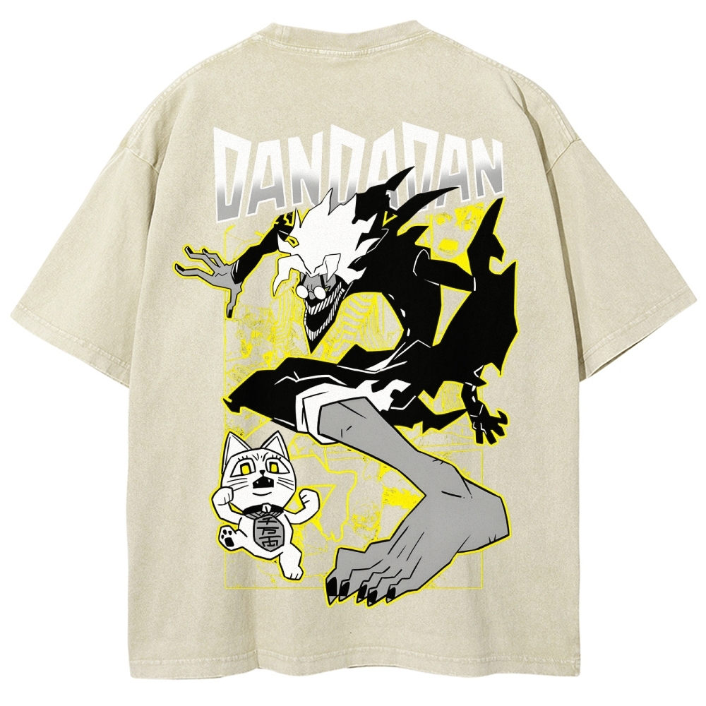 Dandadan Unisex Fit Washed T-Shirt