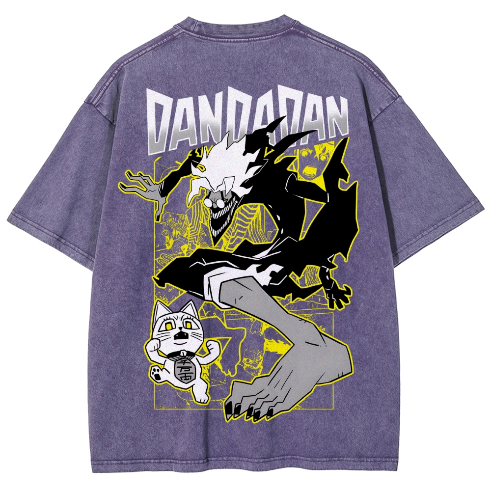 Dandadan Unisex Fit Washed T-Shirt