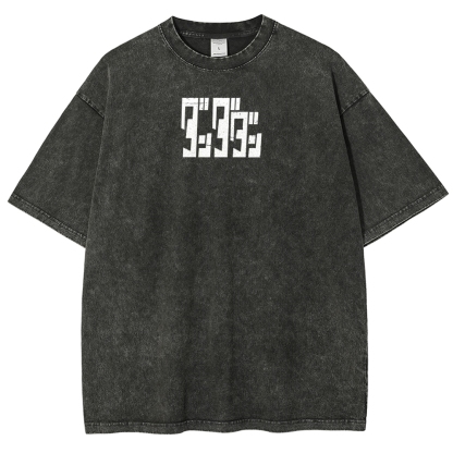 Dandadan Unisex Fit Washed T-Shirt 