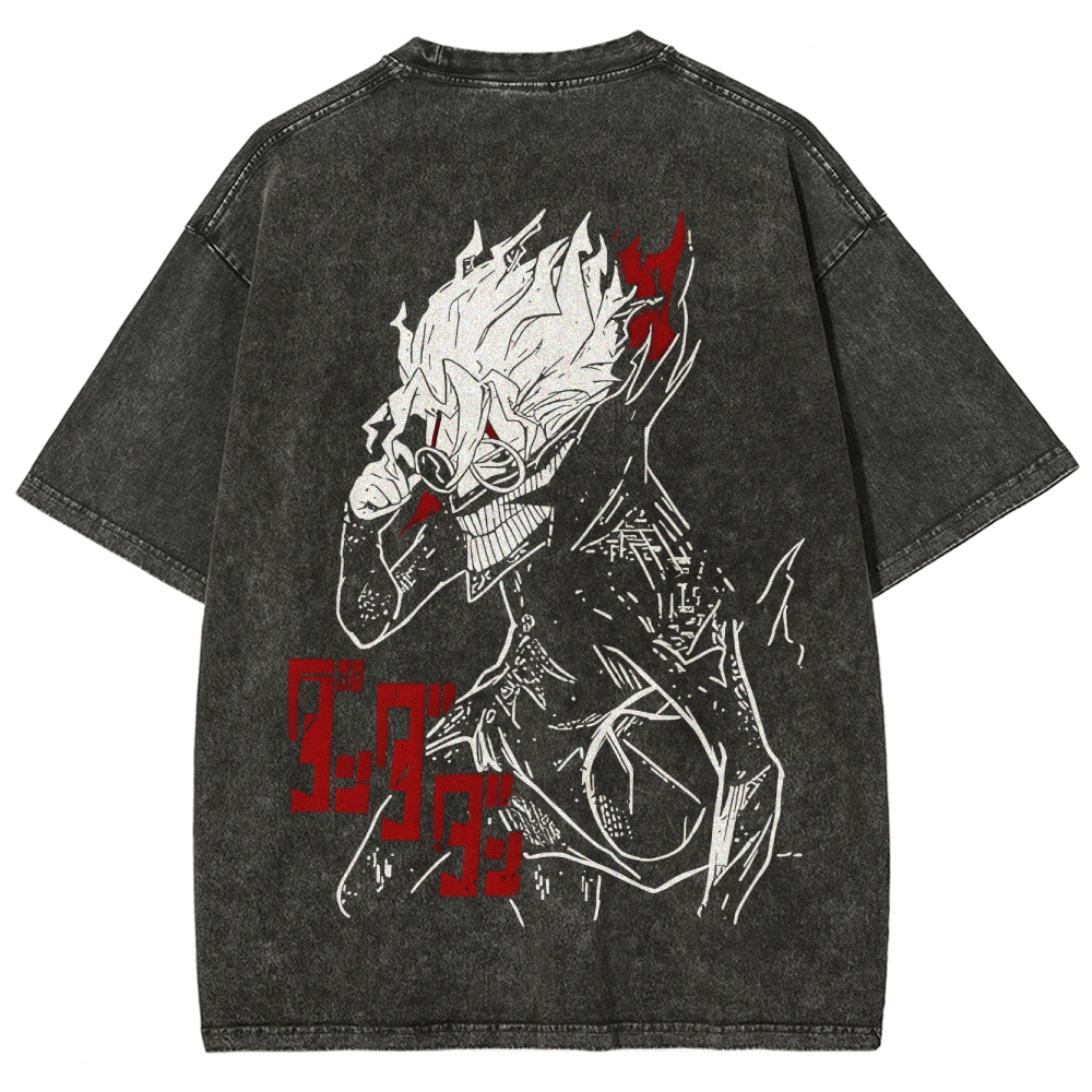 Dandadan Unisex Fit Washed T-Shirt 