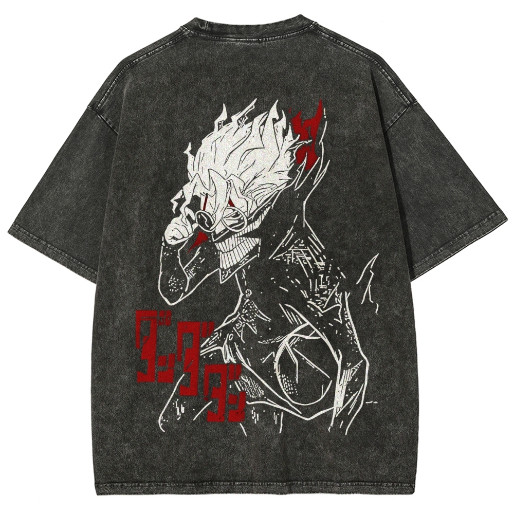 Dandadan Unisex Fit Washed T-Shirt 