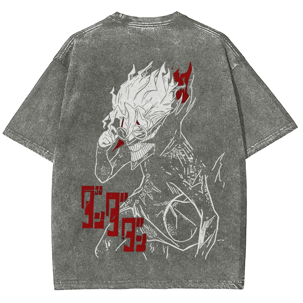 Dandadan Unisex Fit Washed T-Shirt 