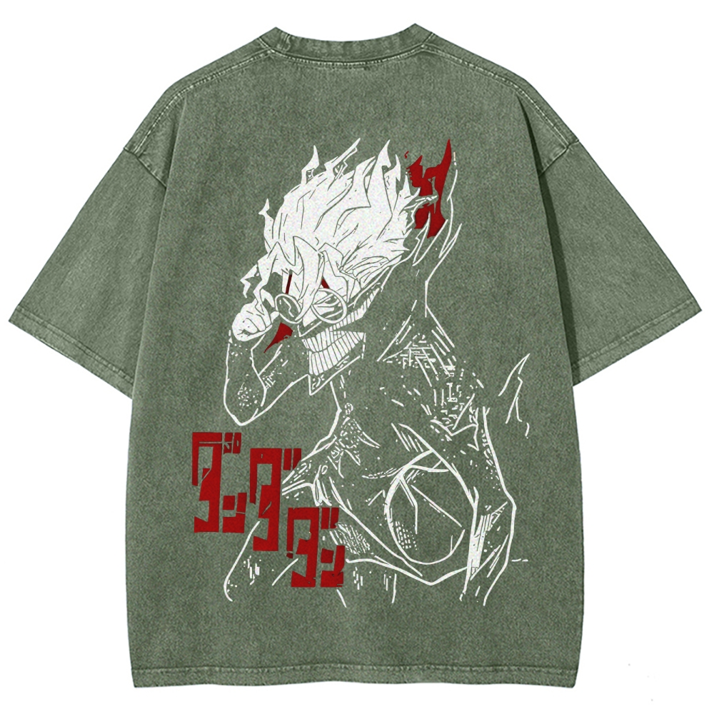 Dandadan Unisex Fit Washed T-Shirt 