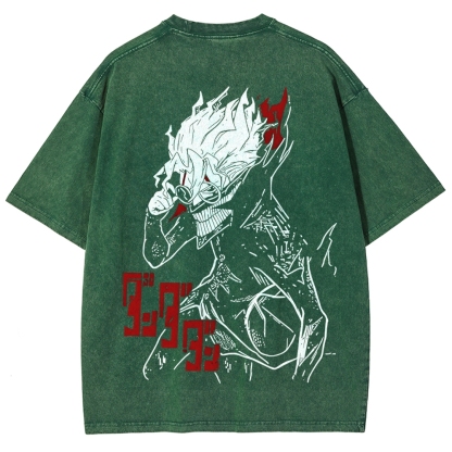 Dandadan Unisex Fit Washed T-Shirt 