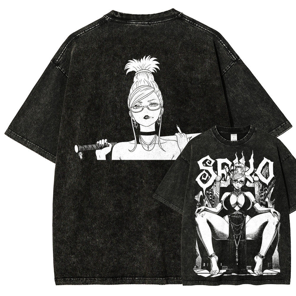 Dandadan Unisex Fit Washed T-Shirt