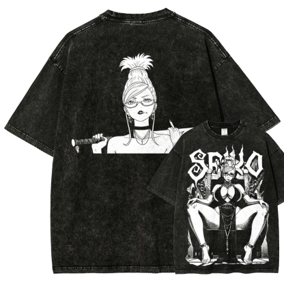 Dandadan Unisex Fit Washed T-Shirt