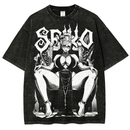 Dandadan Unisex Fit Washed T-Shirt