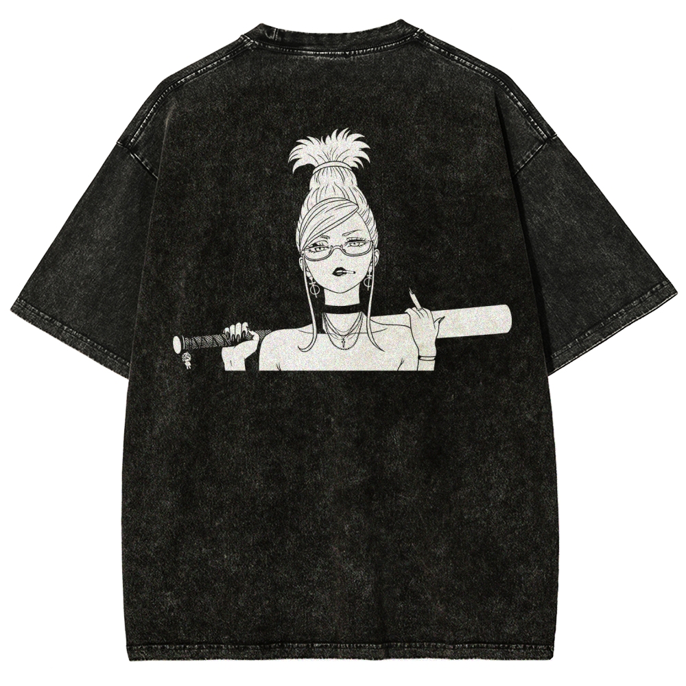 Dandadan Unisex Fit Washed T-Shirt