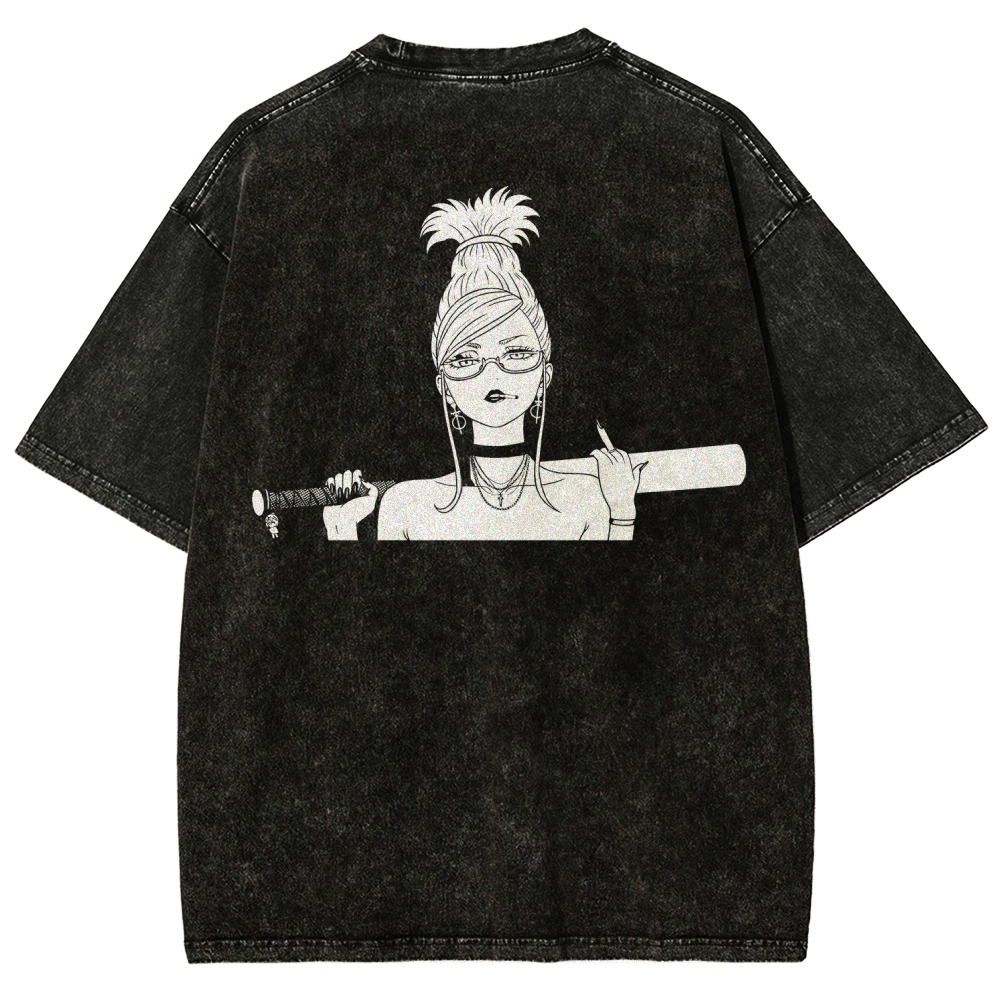 Dandadan Unisex Fit Washed T-Shirt