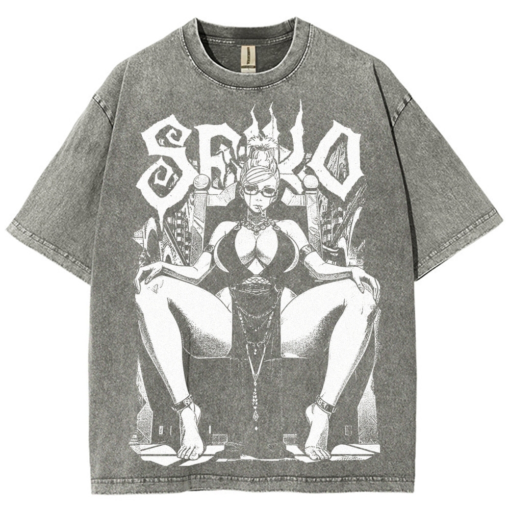 Dandadan Unisex Fit Washed T-Shirt