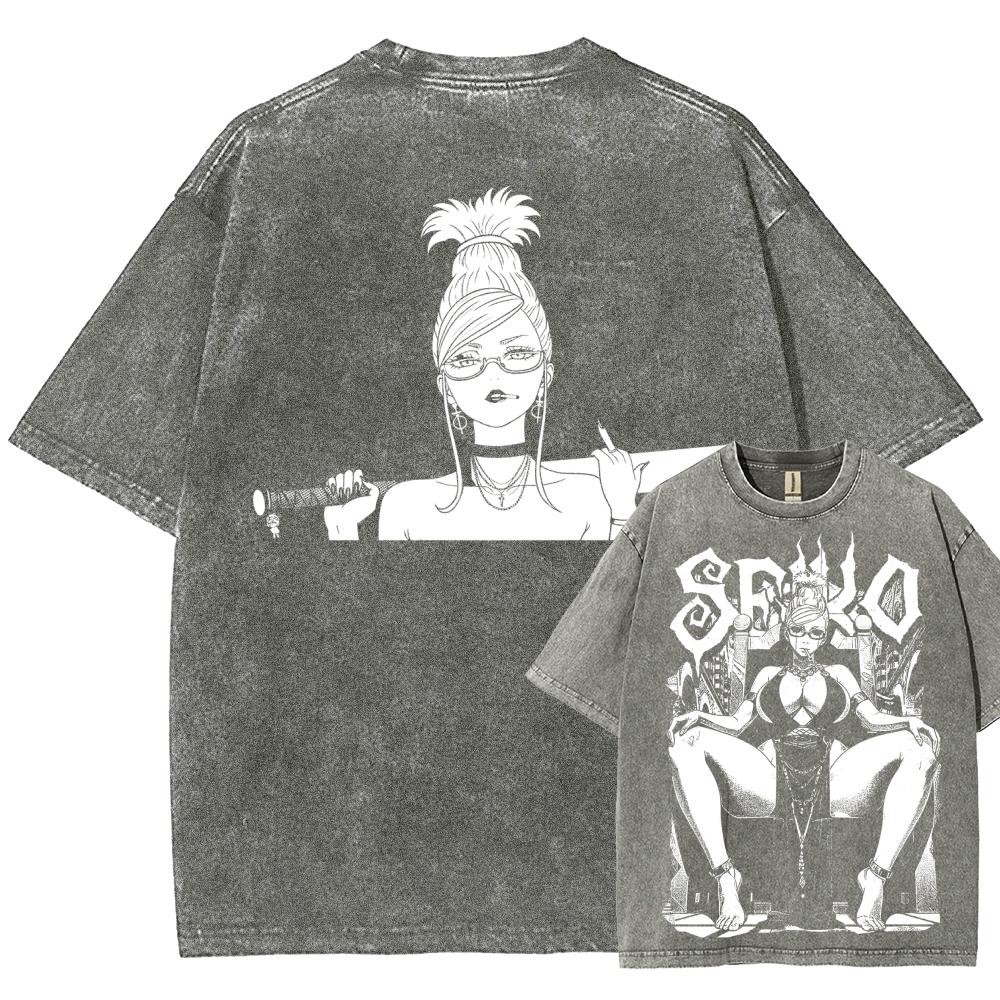 Dandadan Unisex Fit Washed T-Shirt