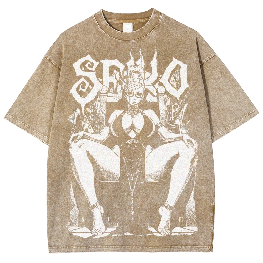 Dandadan Unisex Fit Washed T-Shirt