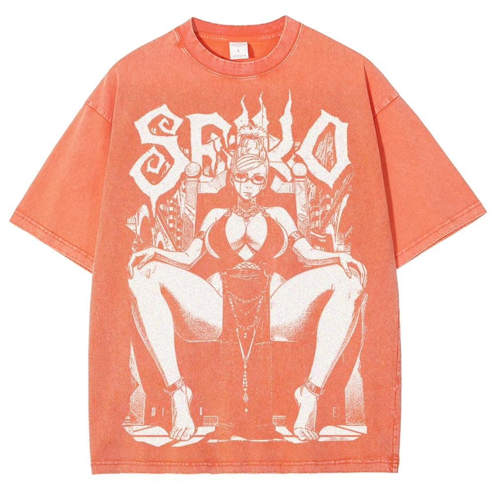 Dandadan Unisex Fit Washed T-Shirt