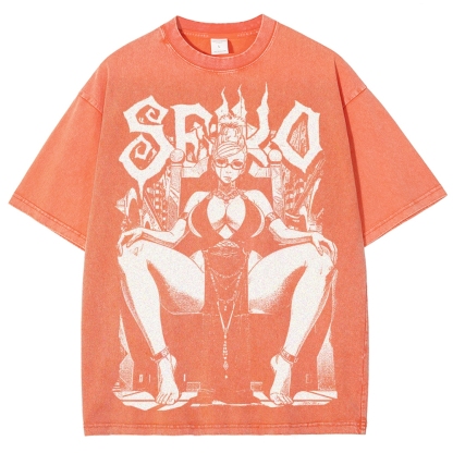 Dandadan Unisex Fit Washed T-Shirt