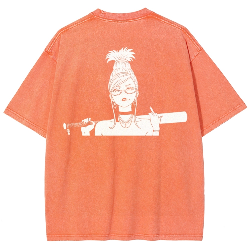 Dandadan Unisex Fit Washed T-Shirt