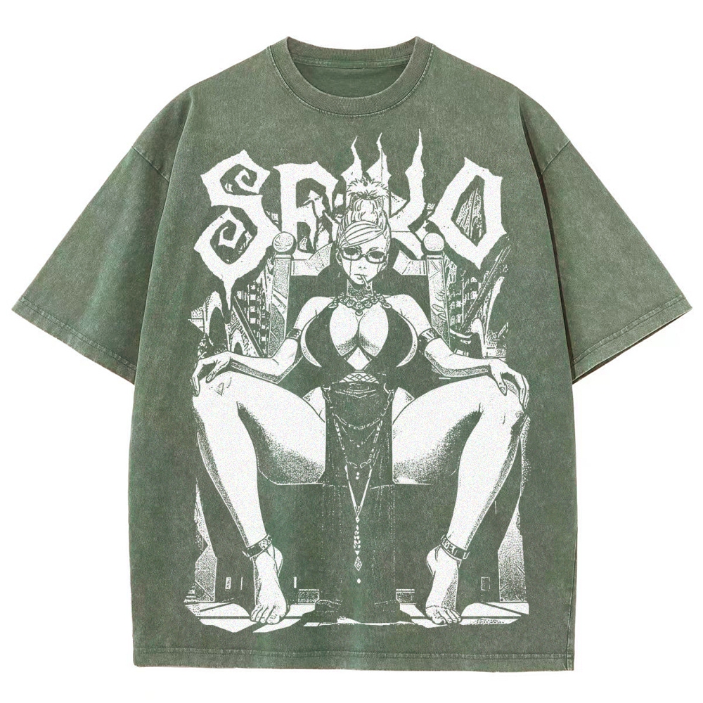 Dandadan Unisex Fit Washed T-Shirt