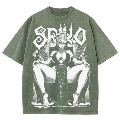 Dandadan Unisex Fit Washed T-Shirt