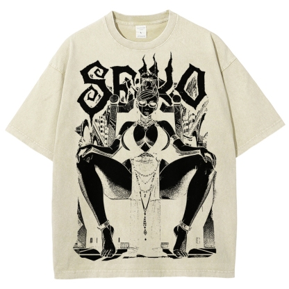 Dandadan Unisex Fit Washed T-Shirt