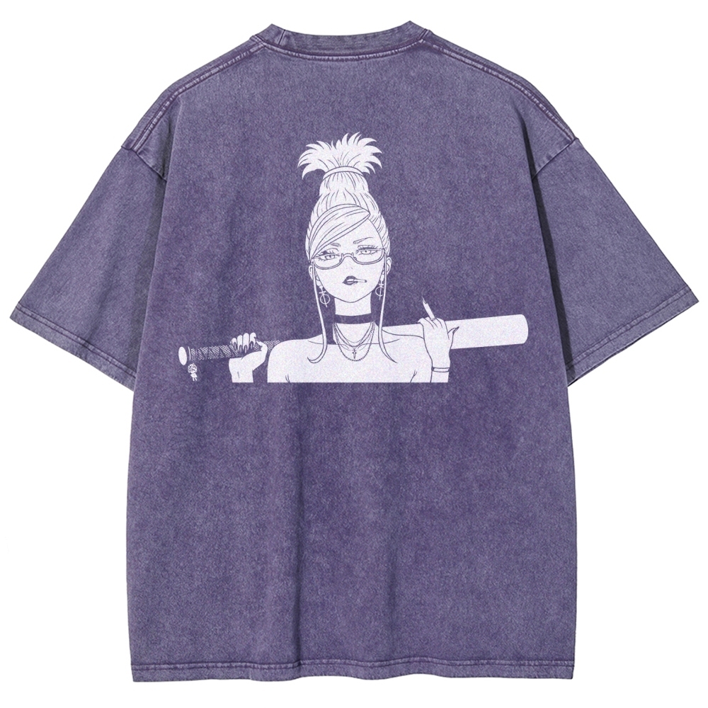 Dandadan Unisex Fit Washed T-Shirt