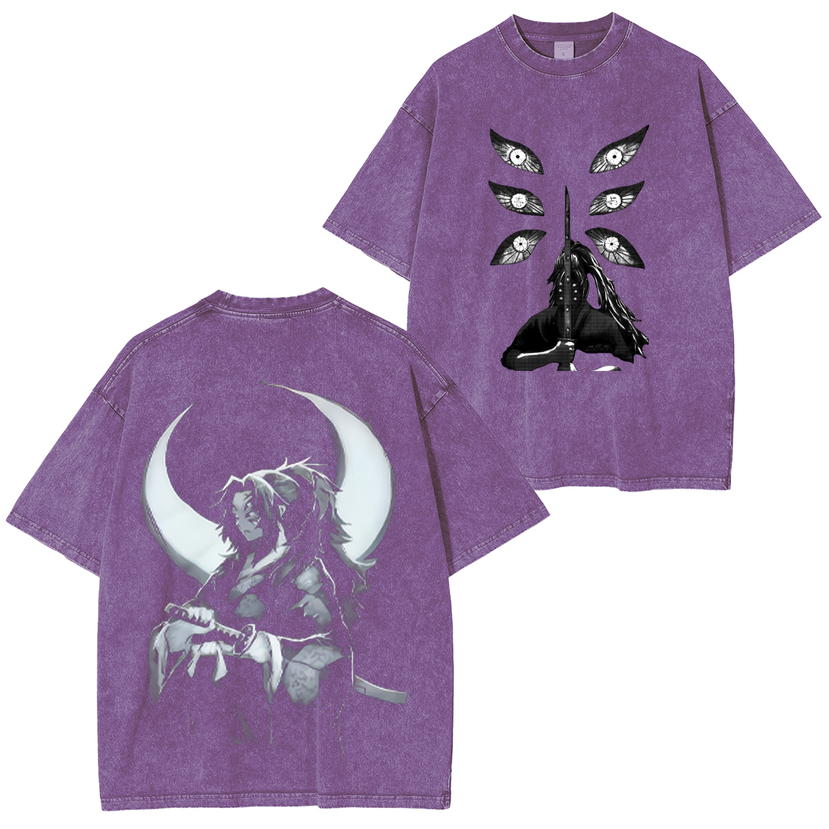 Demon Slayer Kokushibo Unisex Washed T-Shirt