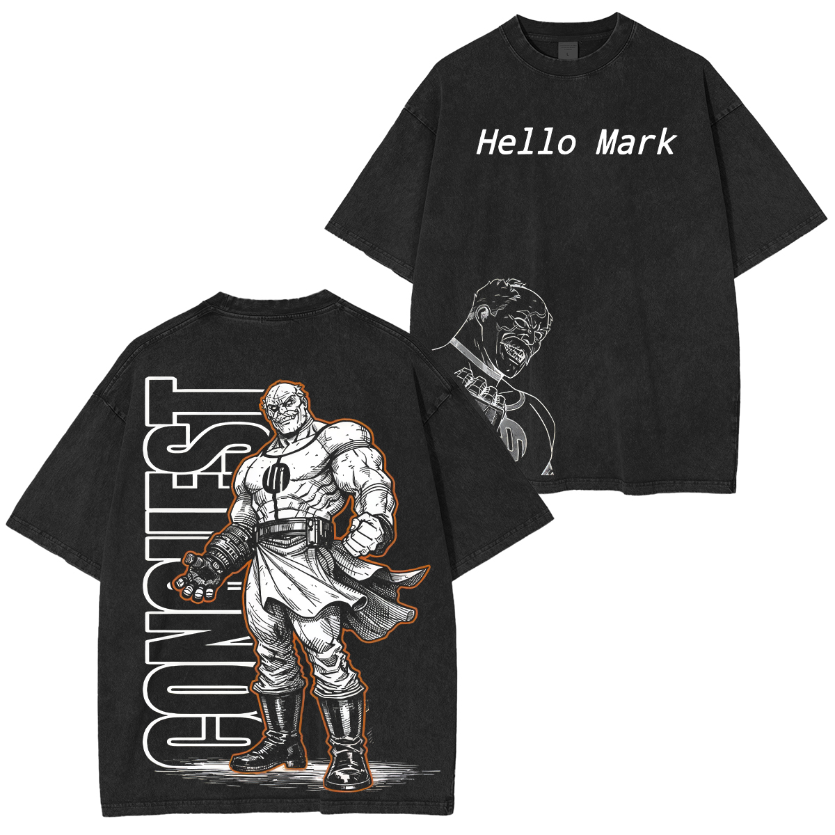 Invincible Printed Unisex Washed T-Shirt