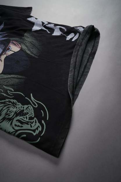 Oversize Ninja World V2 Printed Unisex T-shirt