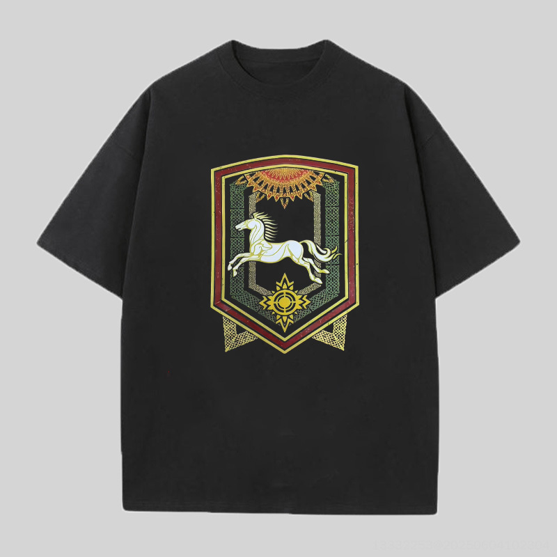 The Lord of the Rings The Horse of Rohan Printed Unisex Oversized T-sh