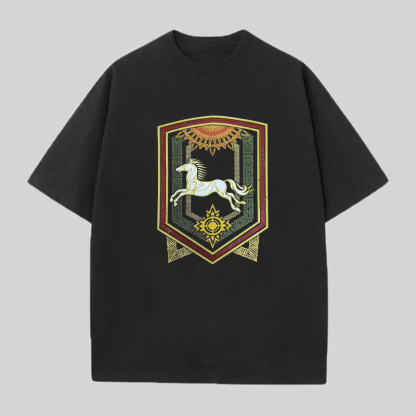 The Lord of the Rings The Horse of Rohan Printed Unisex Oversized T-shirt