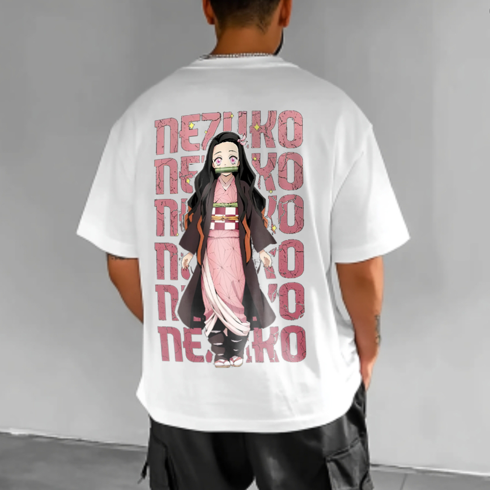 Demon Slayer Kamado Nezuko Printed Men's T-shirt