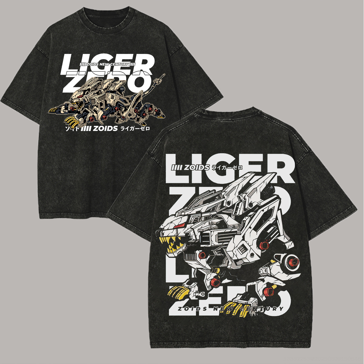 Liger Zero Zoids New Century : Zero Unisex Washed T-Shirt