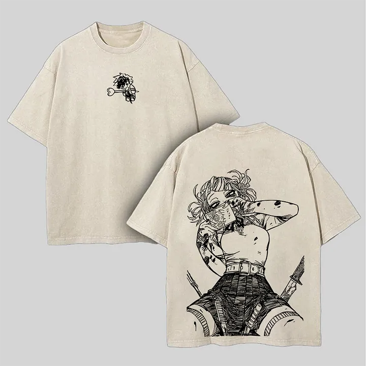 Himiko Toga Printed Unisex Washed T-Shirt