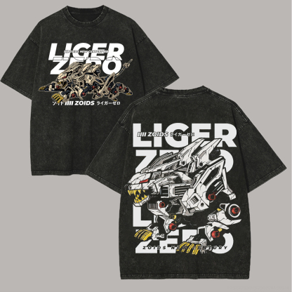 Liger Zero Zoids New Century : Zero Unisex Washed T-Shirt