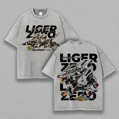 Liger Zero Zoids New Century : Zero Unisex Washed T-Shirt