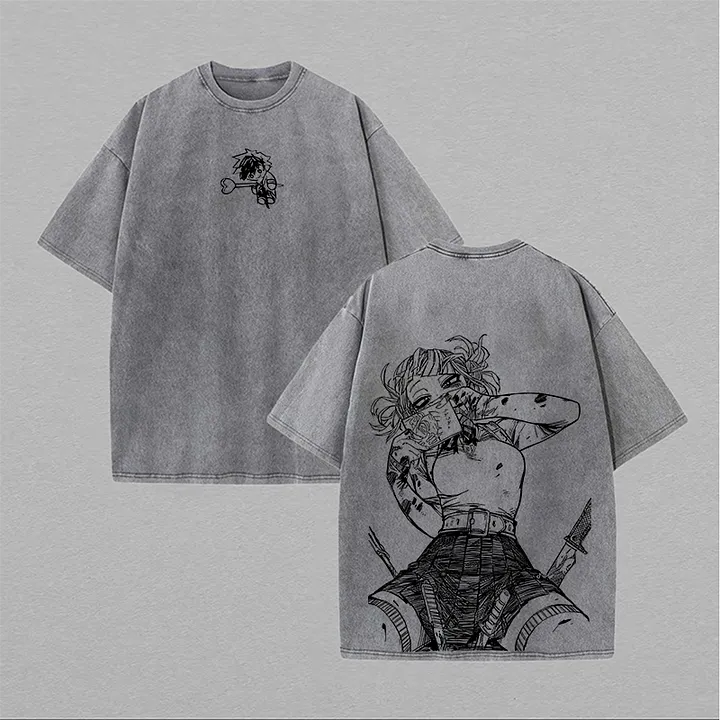 Himiko Toga Printed Unisex Washed T-Shirt