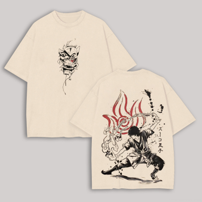Avatar: The Last Airbender Prince Zuko Unisex Oversized T-shirt