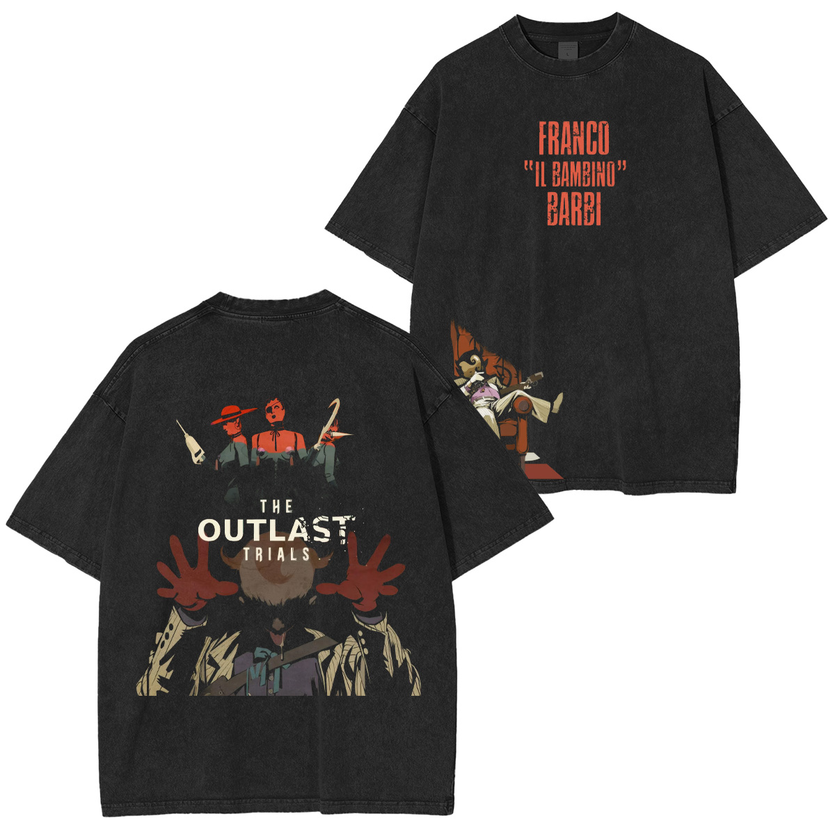 The Outlast Trials The Toy Factory Mother Gooseberry Unisex Washed T-Shirt