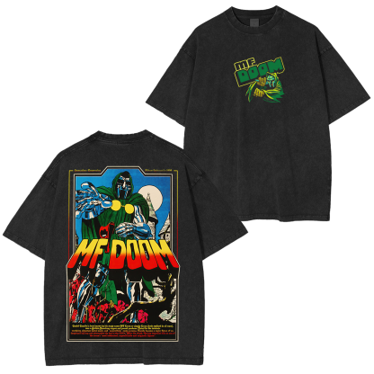 MF DOOM Printed Unisex Washed T-Shirt