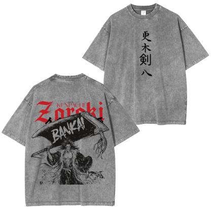 Bleach Kenpachi Printed Unisex Oversized T-Shirt