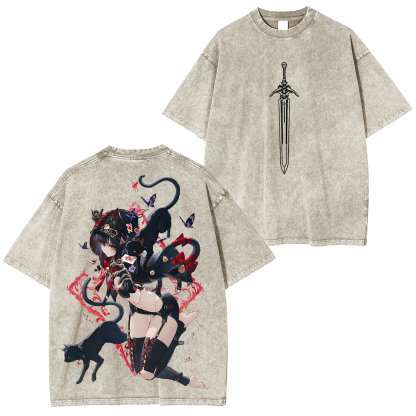 Zenless Zone Zero Printed Unisex Washed T-Shirt
