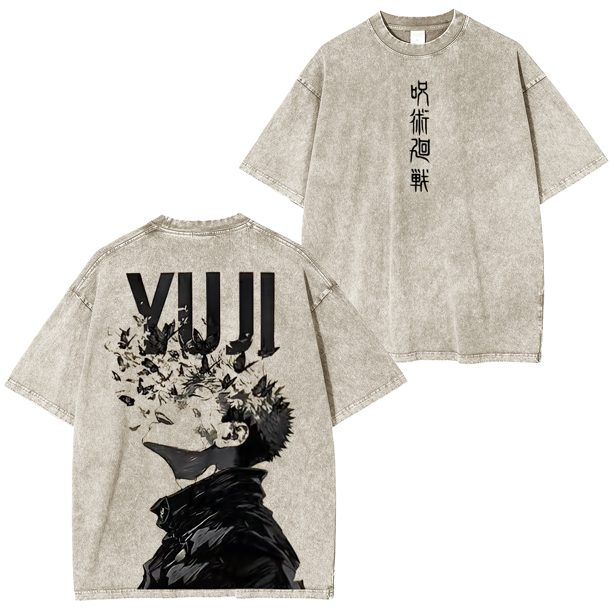 Jujutsu kaisen Yuji Itadori  Unisex Washed T-Shirt