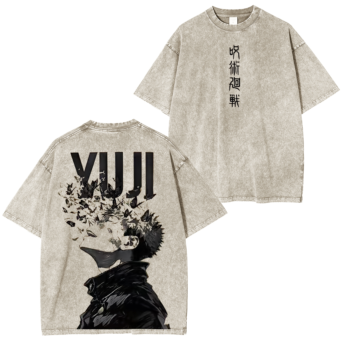 Jujutsu kaisen Yuji Itadori  Unisex Washed T-Shirt