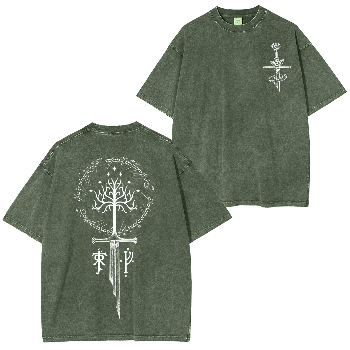 The Lord of the Rings White Tree of Gondor Unisex Washed T-Shirt
