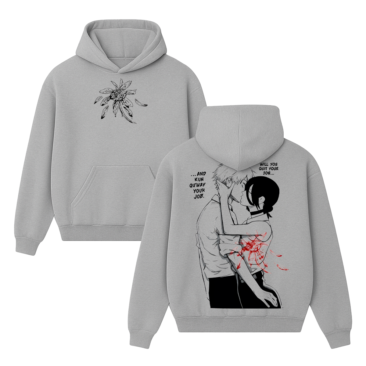 Chainsaw Man Denji & Reze Unisex Unisex Hoodie