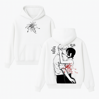 Chainsaw Man Denji & Reze Unisex Unisex Hoodie