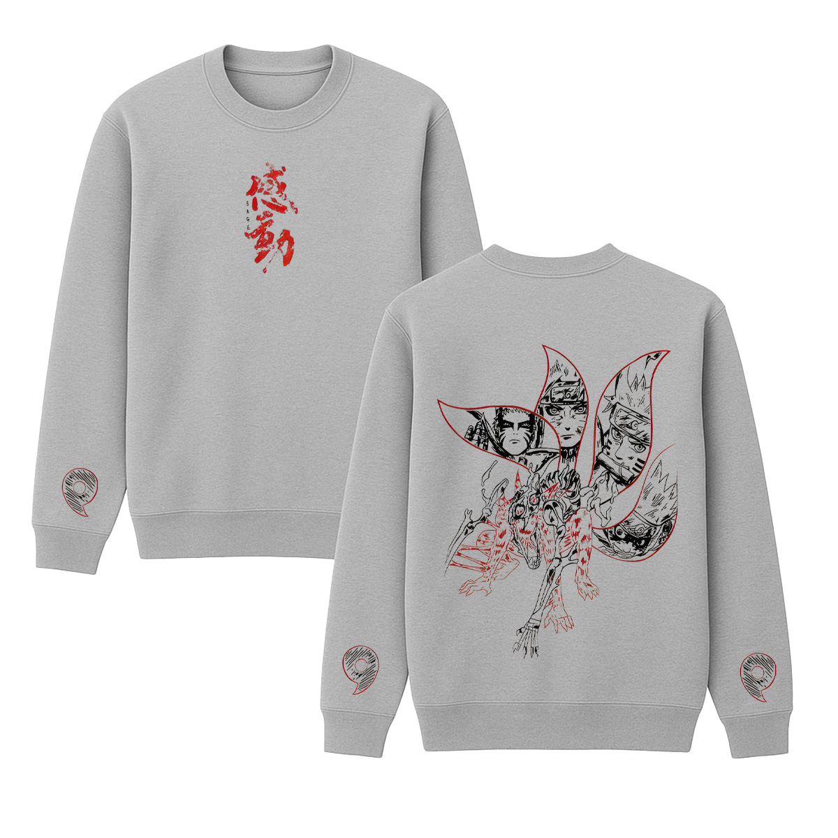 Naruto Kurama Unisex Washed T-Shirt