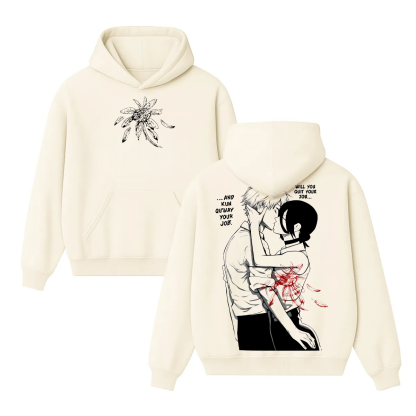 Chainsaw Man Denji & Reze Unisex Unisex Hoodie