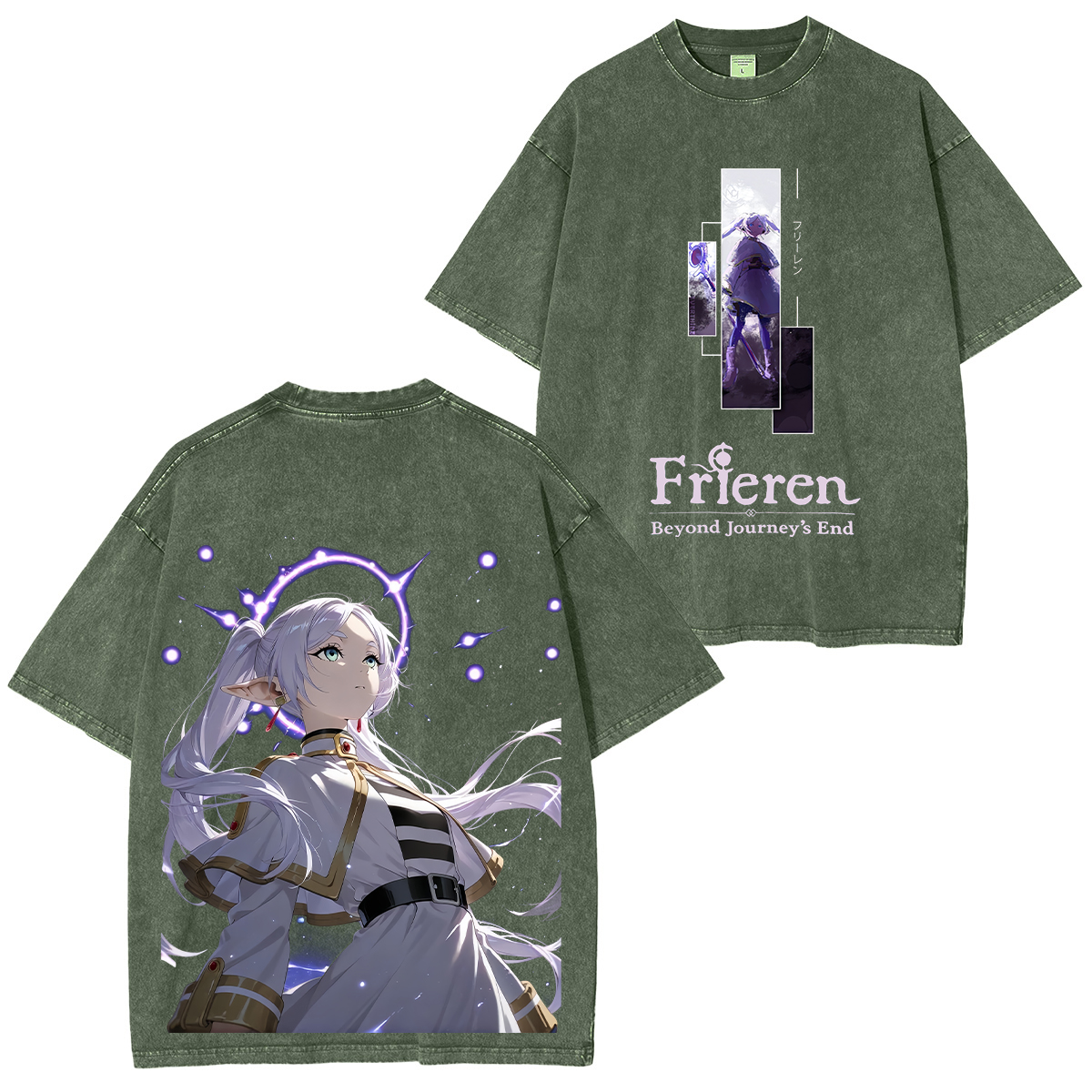 Frieren: Beyond Journey's End Unisex Washed T-Shirt