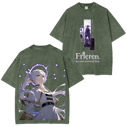 Frieren: Beyond Journey's End Unisex Washed T-Shirt