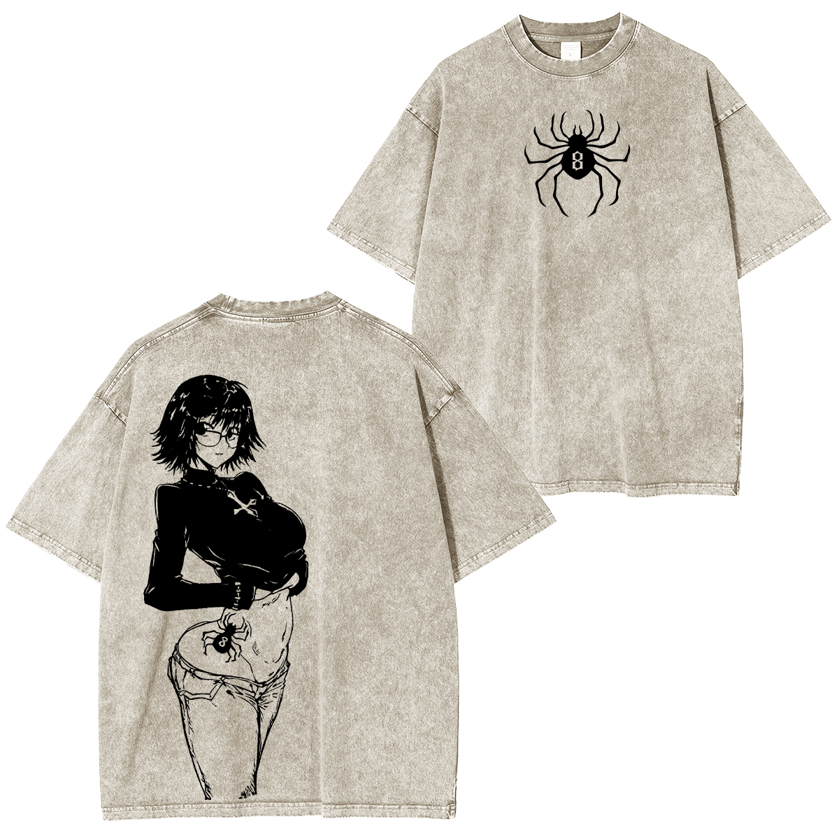Hunter x Hunter Shizuku Murasaki Printed Unisex Washed T-Shirt