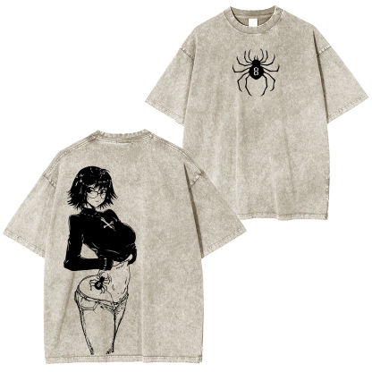 Hunter x Hunter Shizuku Murasaki Printed Unisex Washed T-Shirt